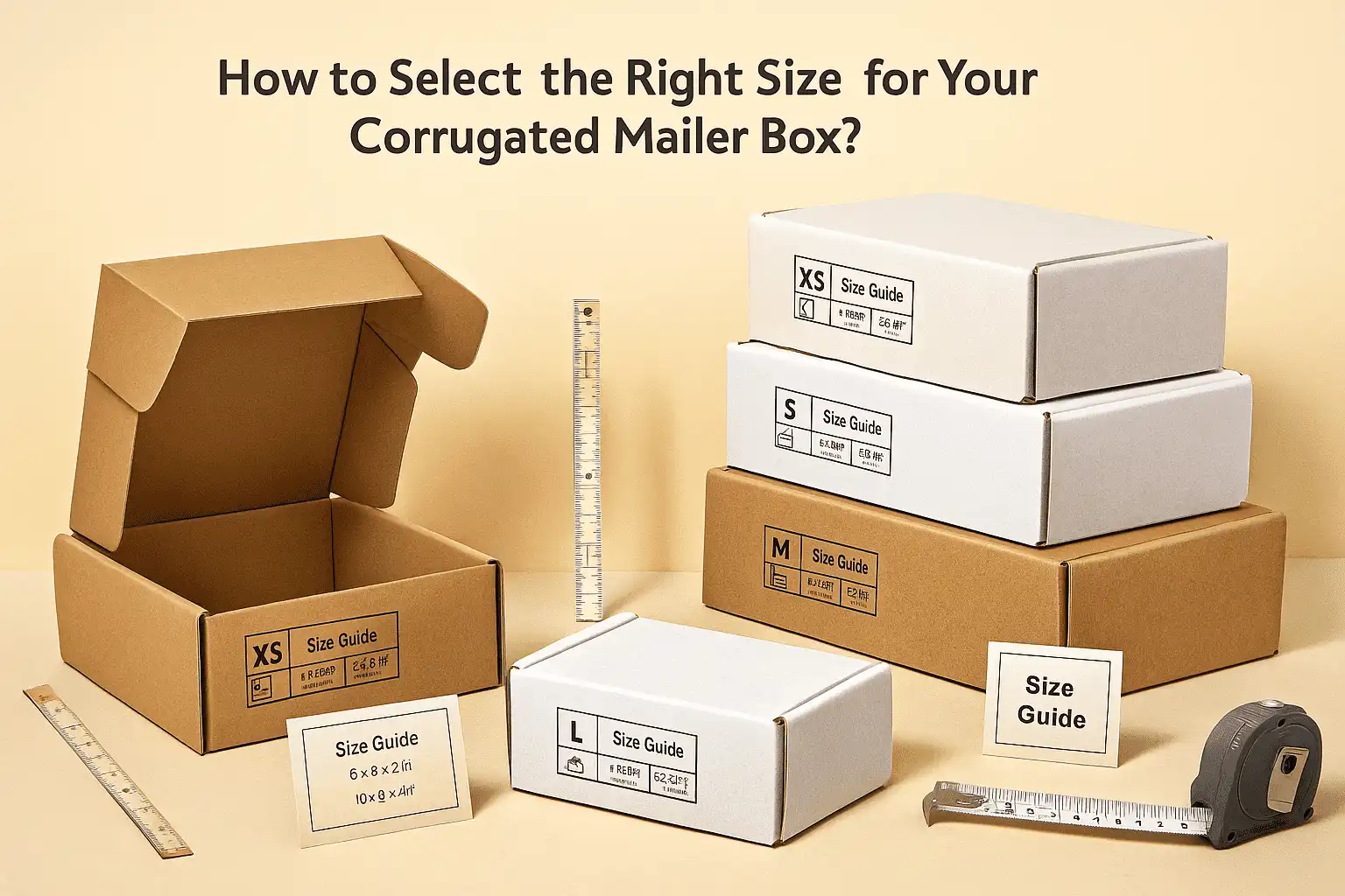 How to Select the Right Size for Your Corrugated Mailer Box?
